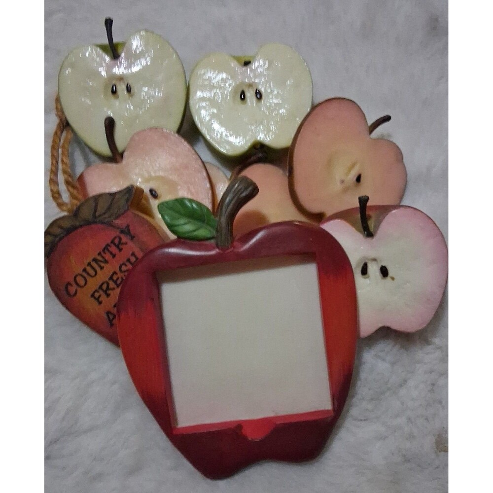 Country Fresh Apple Picture Frame with Decorative Apple Slices
